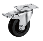 Medium Duty Anti High-temperature Black Nylon Caster Series