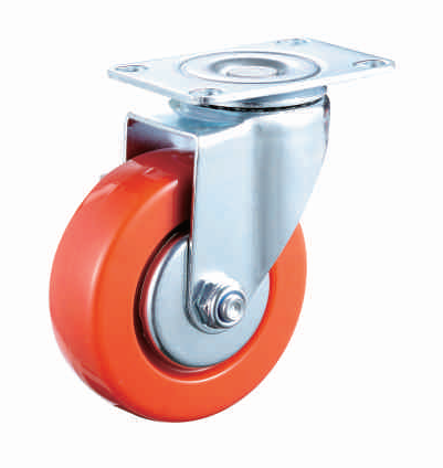 Medium Duty Double Bearing Red Caster Series