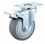 Medium Duty Single Bearing TPR Caster Series