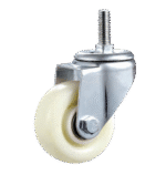 Medium Duty White PP Caster Series