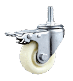 Medium Duty White PP Caster Series